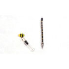 Méhecskés - radírozható toll fekete, mézes csuporral, sárga radírral