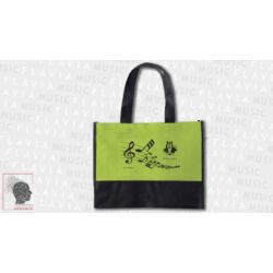 Bevásárló táska - Zöld, Music & Arts