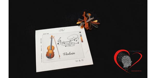 Violin -tűgobelin szett