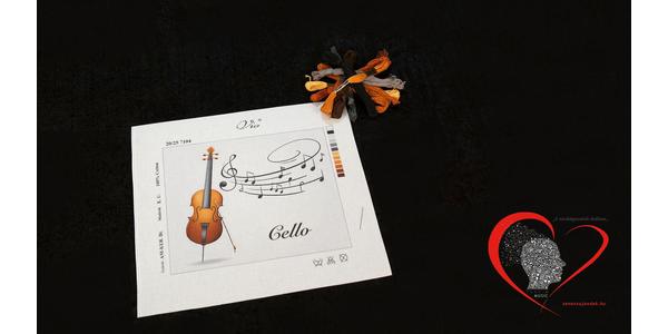 Cello -tűgobelin szett