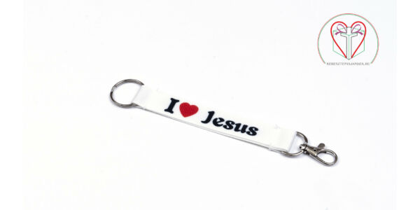 Kulcstartó  - I love Jesus