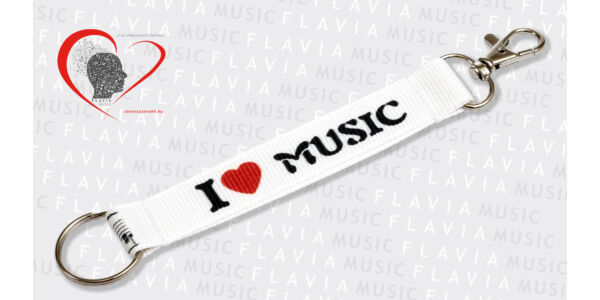 Kulcstartó  - I love music